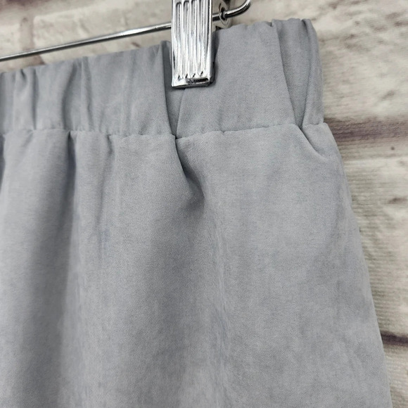 BOOHOO Greyish Novea Soft Touch Woven Utility Joggers Pants Size US 8 - Picture 4 of 15